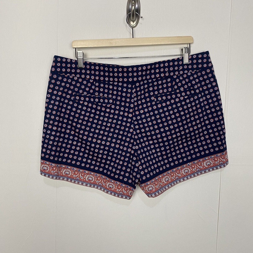 J. Crew Women’s Multicolor Floral Shorts 100% Cotton Short Size 14. - Picture 4 of 12